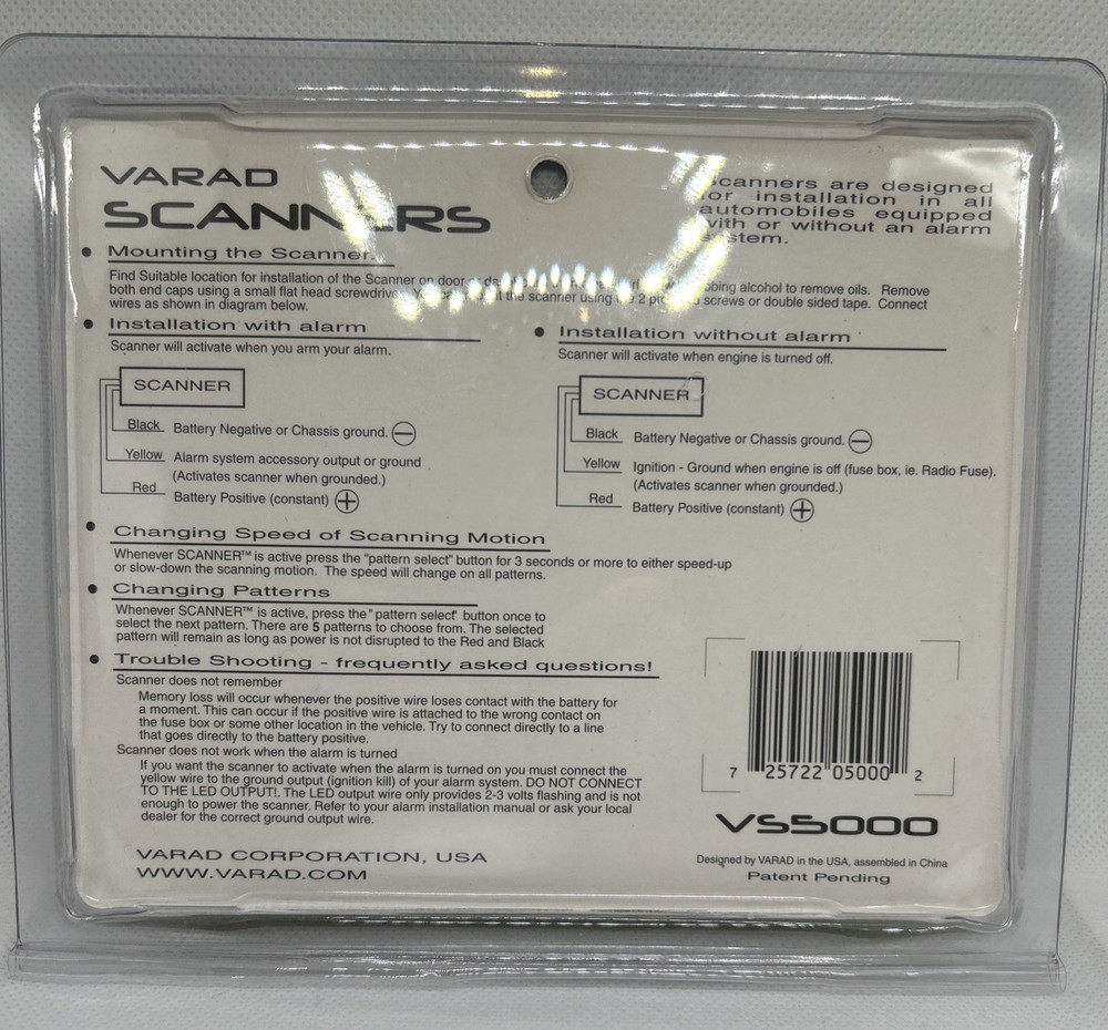 Varad VS5000 Red LED Scanner