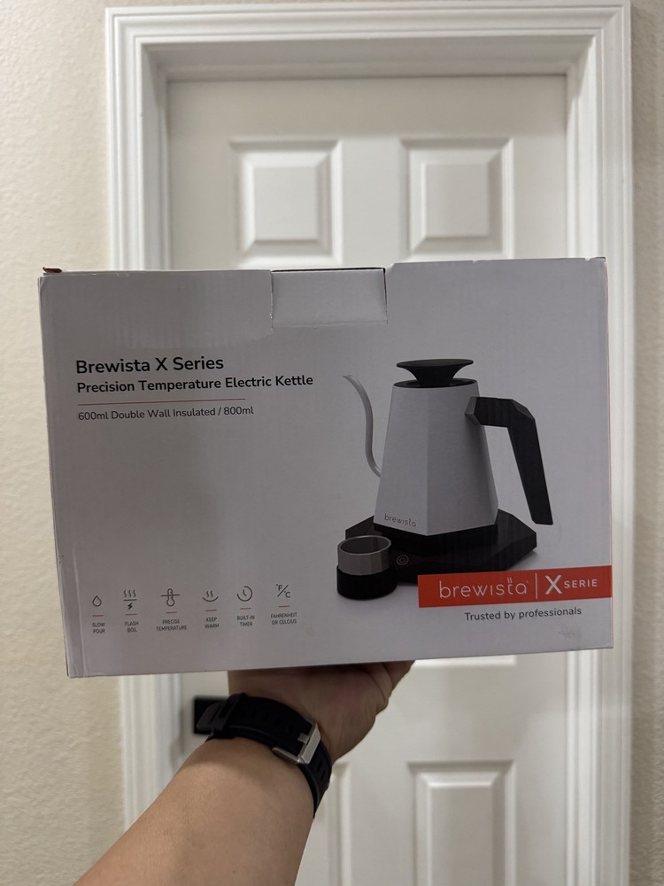 X Series 0.8L Gooseneck Variable Kettle - White