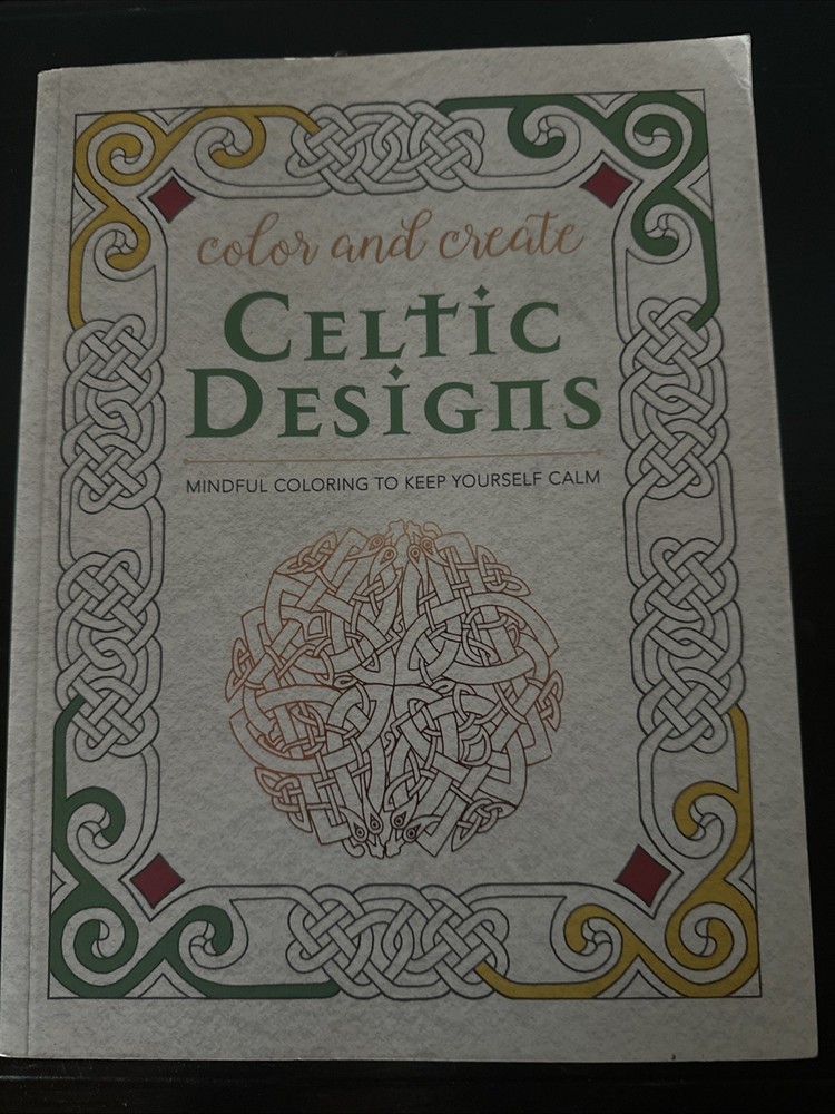 Celtic Designs: Mindful Coloring To Keep Yourself Calm