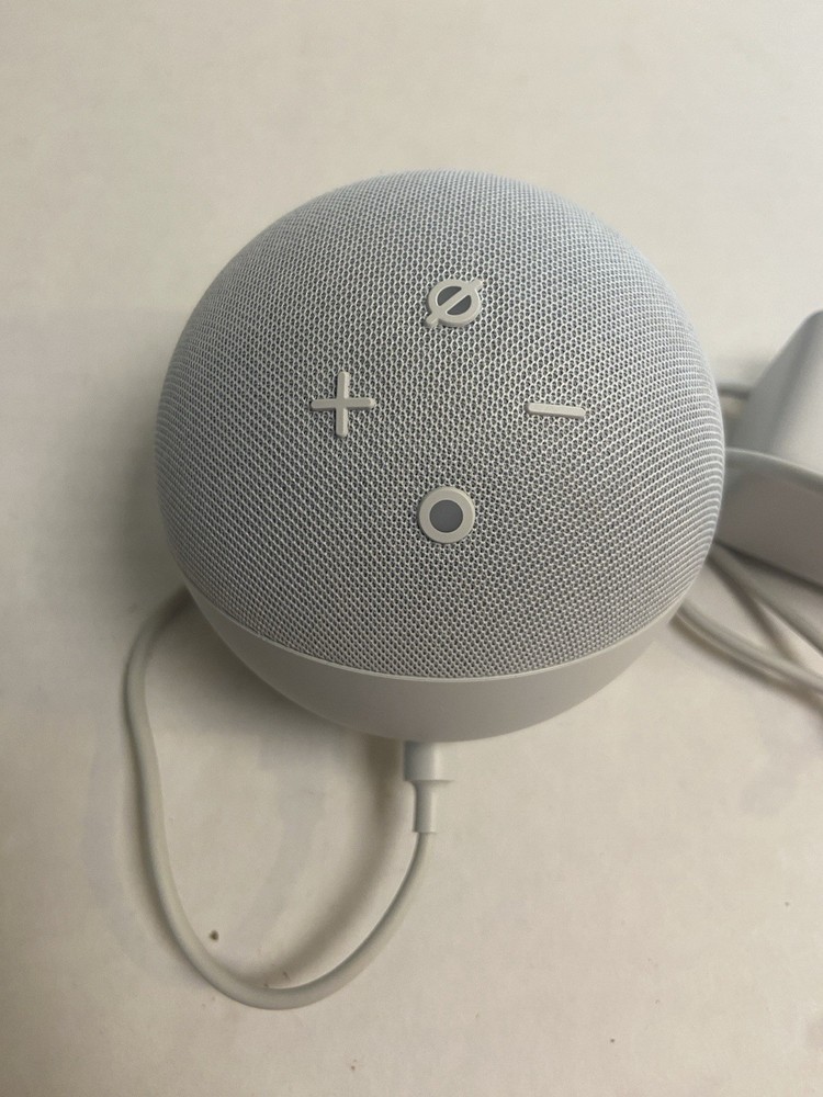 Amazon Echo Dot Smart Speaker Alexa WiFi Voice Control White Sphere