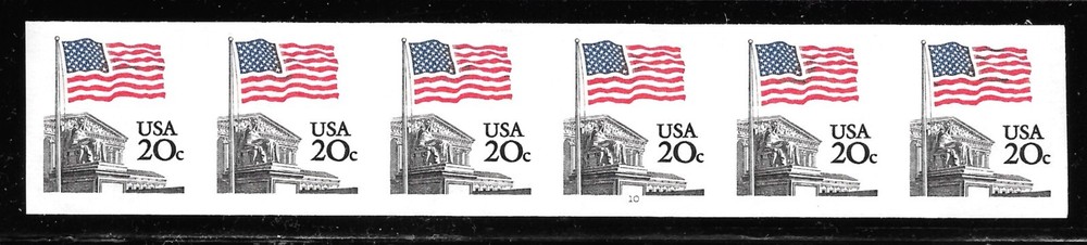 Scott #1895d IMPERFORATE ERROR PNC6, Plate #10, MNH, Cat. $140.00