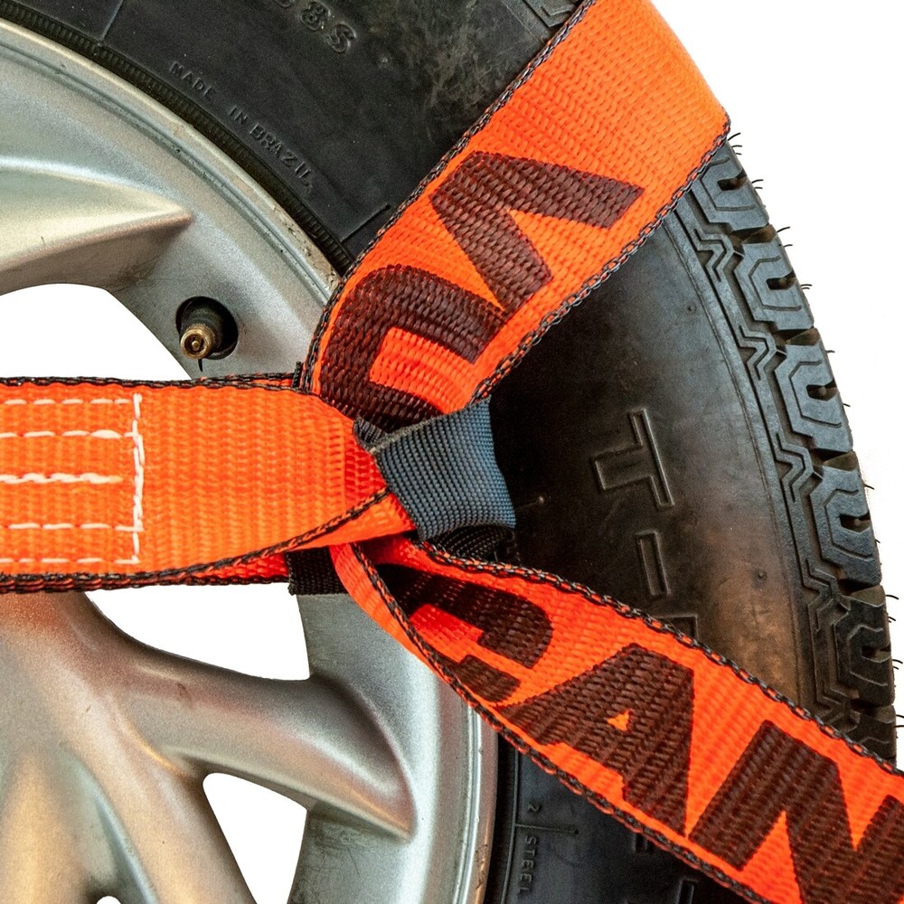 VULCAN 8-Point Roll Back Car Tie Down Kit - Snap Hooks, 4 Pack - PROSeries