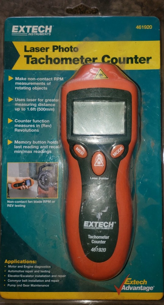 Laser Photo Tachometer Counter
