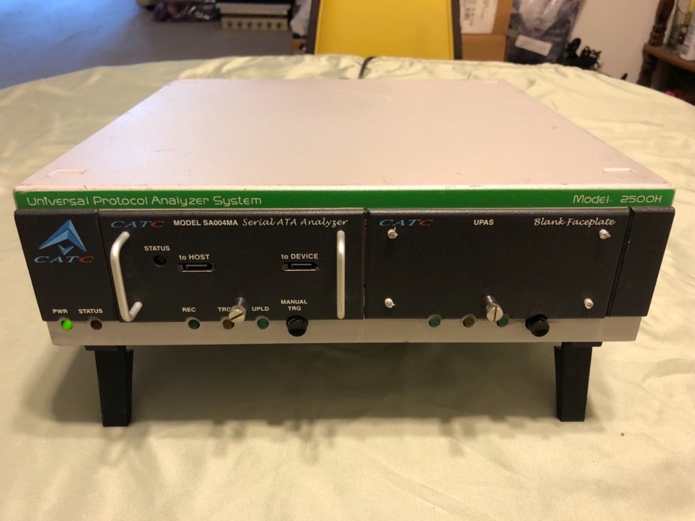 CATC 2500H Universal Protocol Analyzer System with SA004MA Serial ATA Analyger.