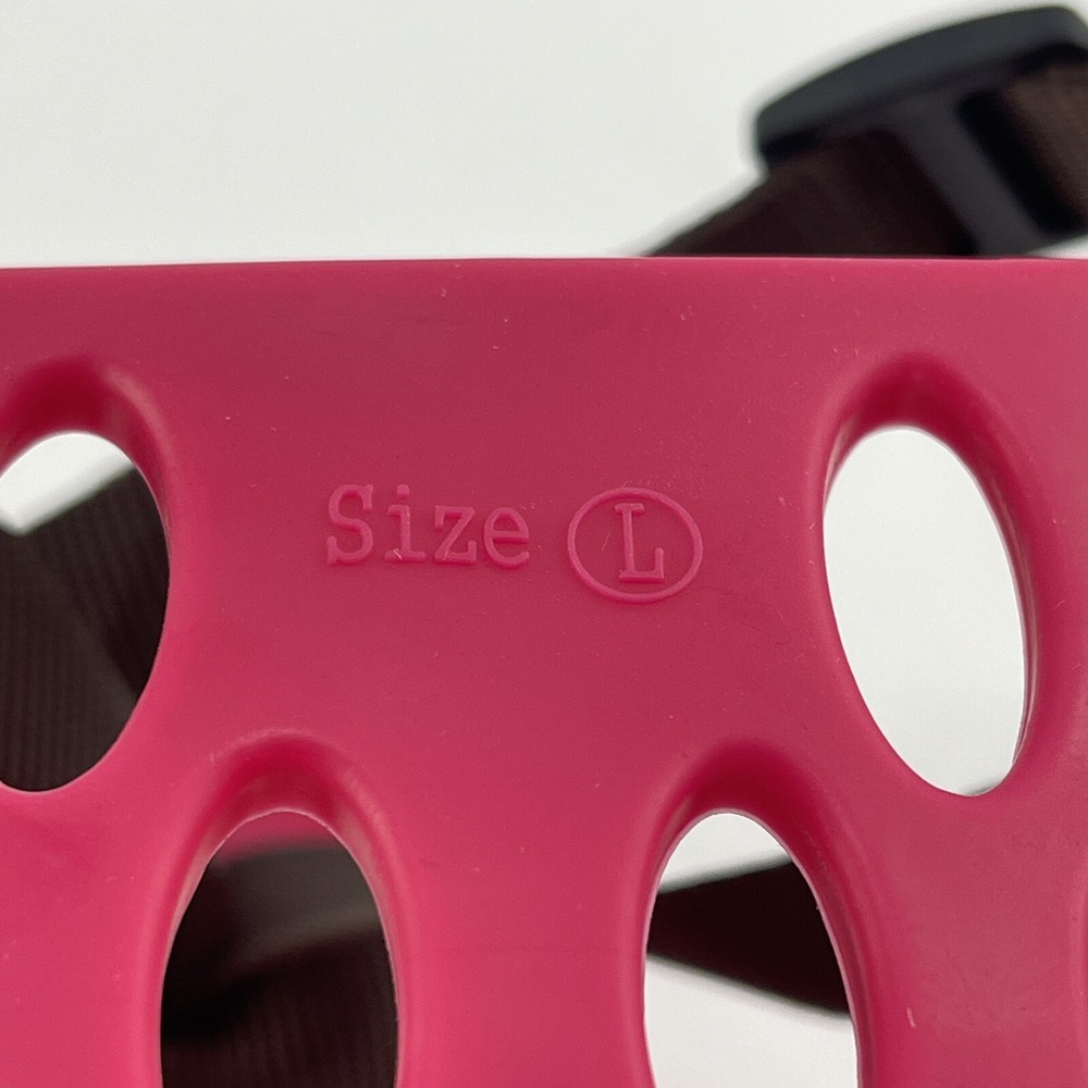 BARKLESS Dog Muzzle for Short Snout Dogs, Soft Silicone Muzzle for Biting Large
