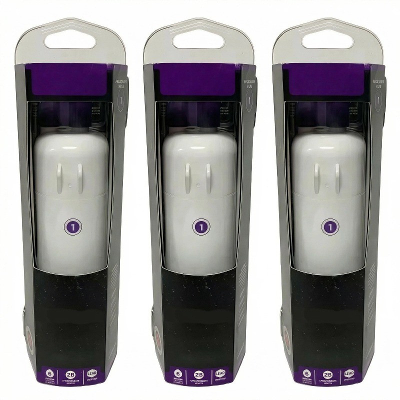 New 3 Pack Replacement ΕDR1RXD1 Refrigerator Ice & Water Filter 1 Sealed Home US