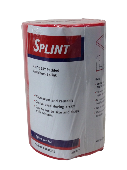 FIRST AID DIRECT SPLINT 4.5" X 24"