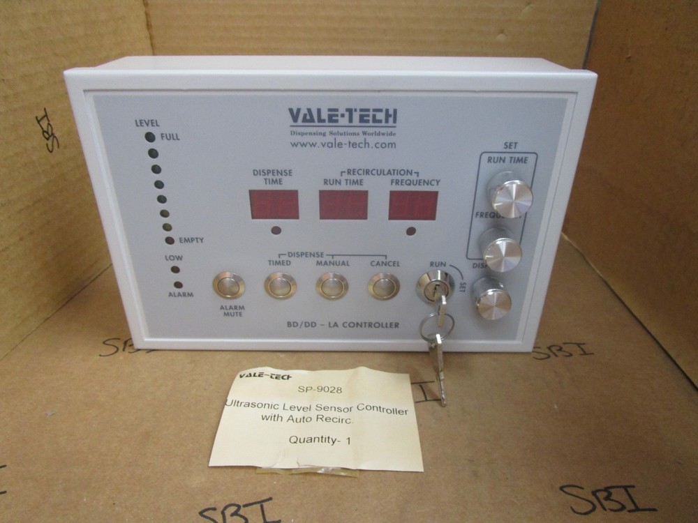 Vale Tech BD/DD LA Controller SP-9028 Ultrasonic Level Sensor Controller New