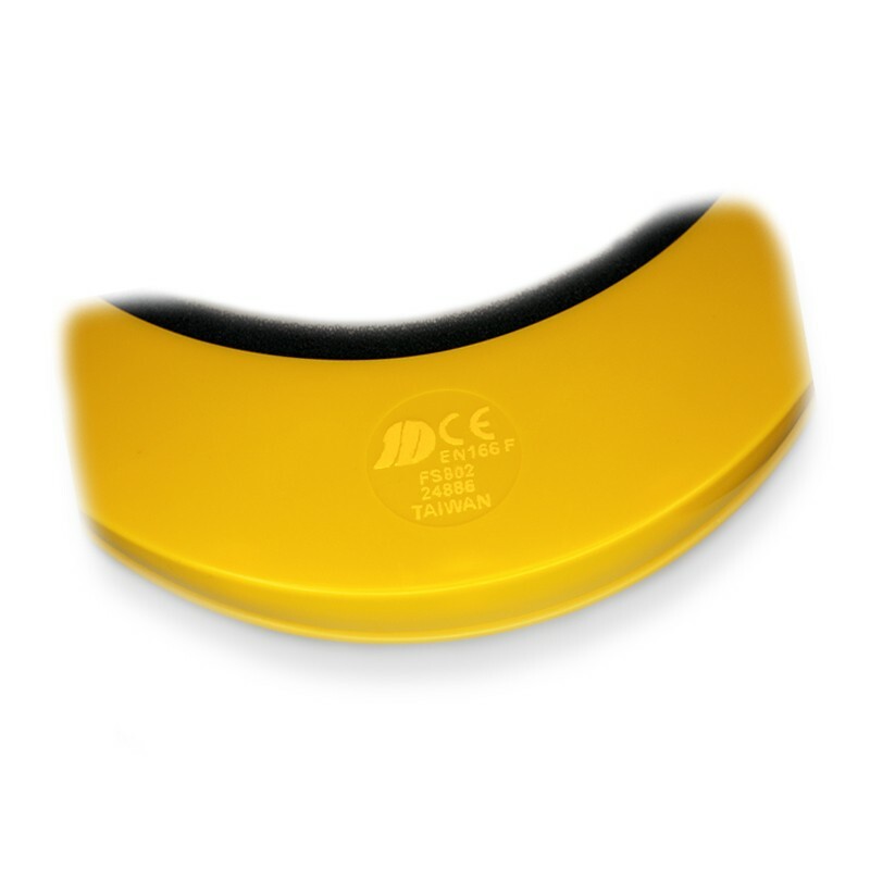 Reusable Safety Clear Face Shield with Protective Brow Guard - ANSI/CE Certified