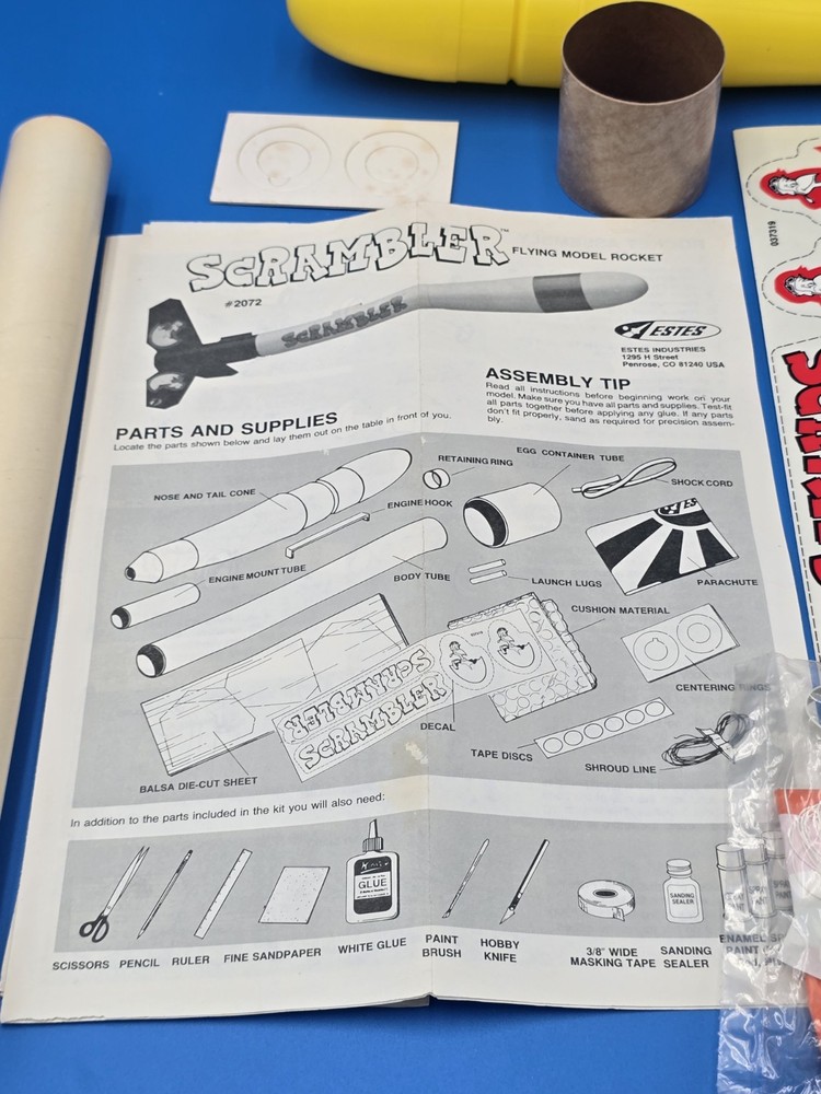 Estes Scrambler Nos Oop Kit 2072