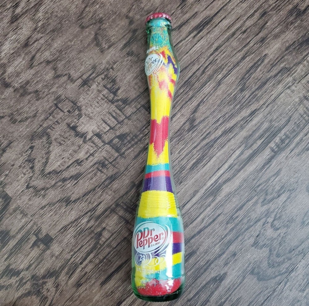 Dr Pepper Stretched Glass Bottle 8oz