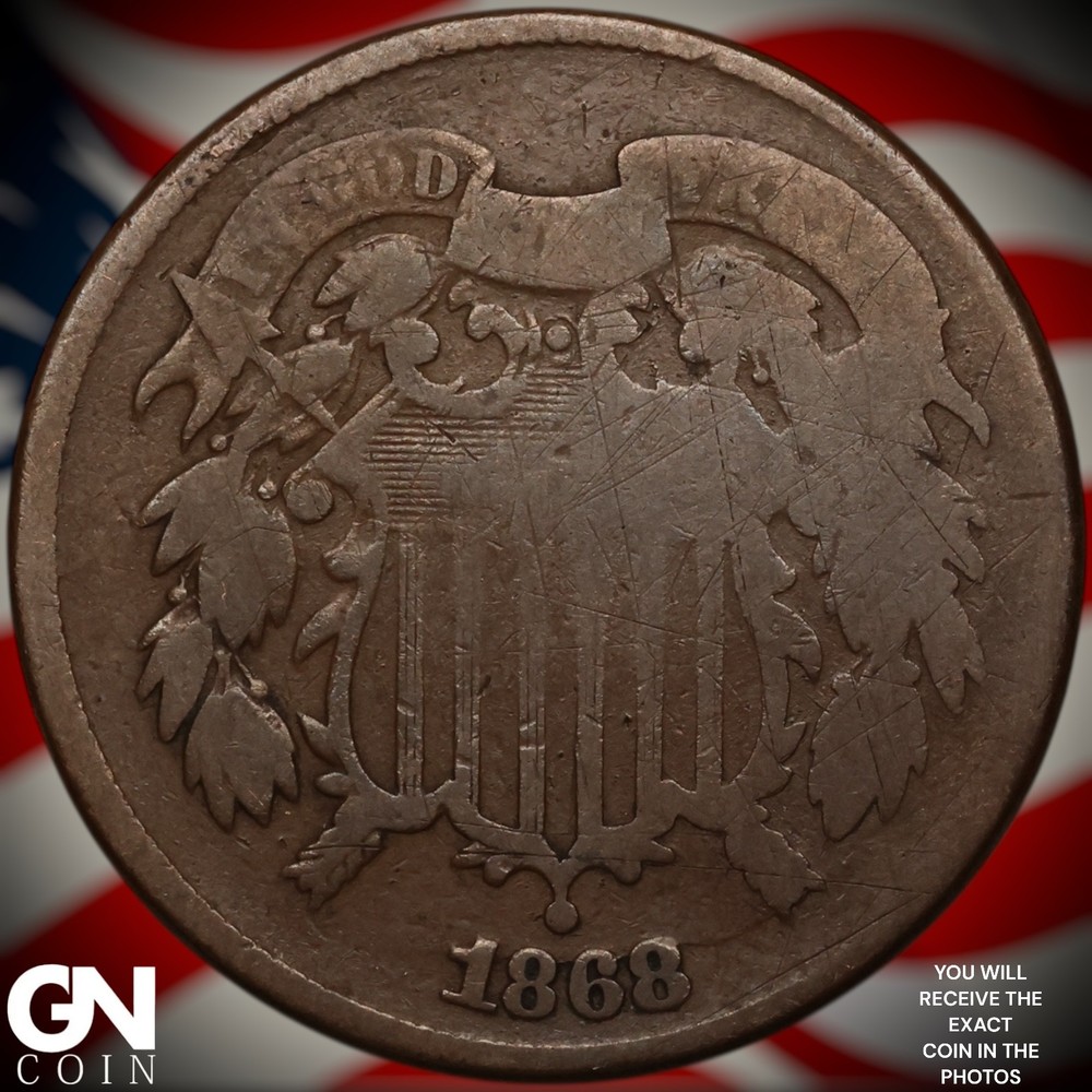 1868 2 Cent Piece A2759