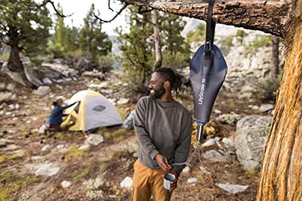 Peak Series - Compact Gravity Water Filter System - 3L for Backpacking, Group Ca