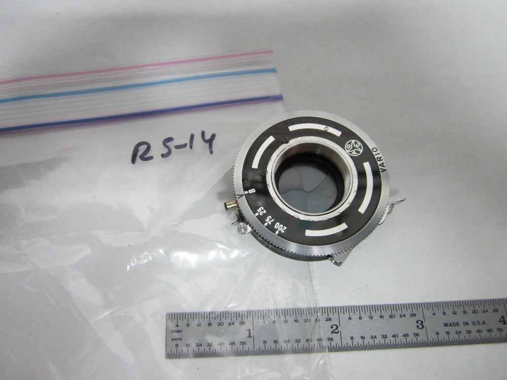 MICROSCOPE PART PRONTOR PRESS CAMERA SHUTTER VARIO AS IS OPTICS BIN#R5-14