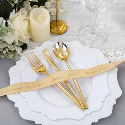 60PCS Plastic Plates for 30 guests-Fancy Plastic Beaded Plates,Plastic White