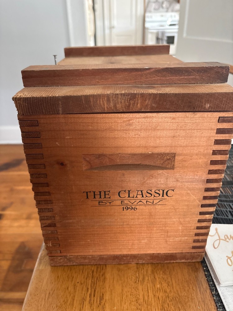 wooden ammo box