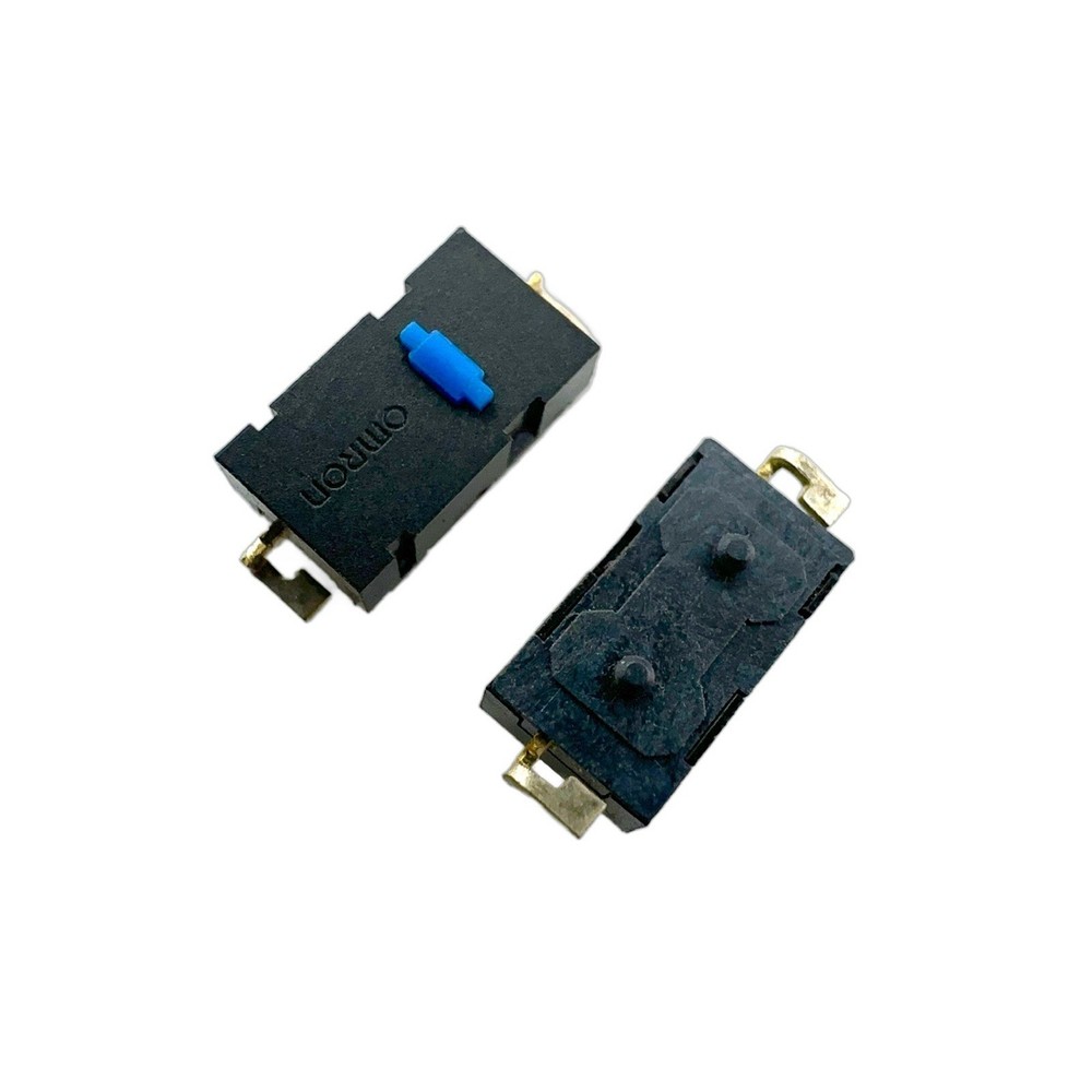 6 Pcs - Omron D2LS-21 Blue 2-Pin Micro Switch