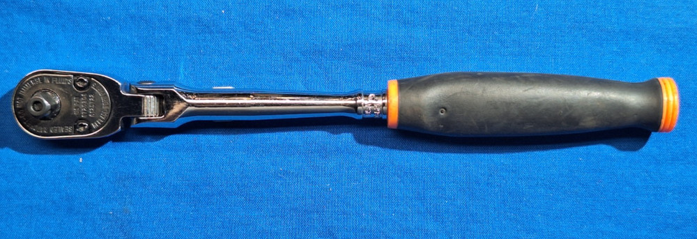 2017 Snap-On THRLX72 1/4" Drive Standard Handle Locking Flex Head Ratchet Orange