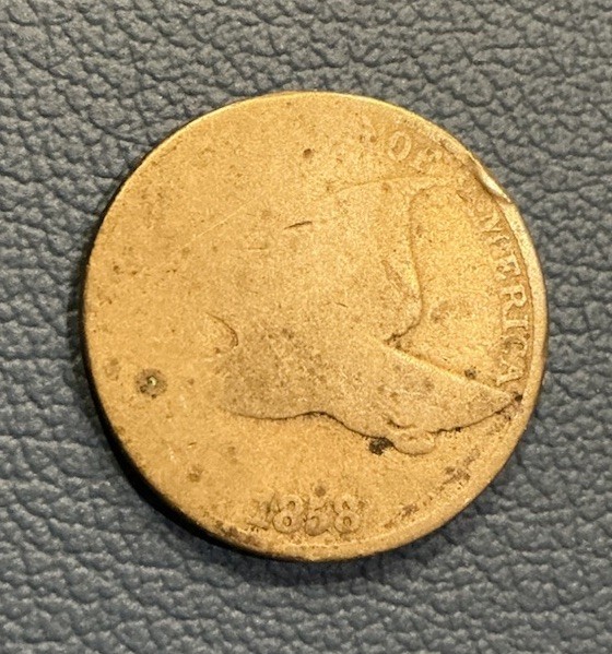 1858 Flying Eagle Cent - Early Copper Cent