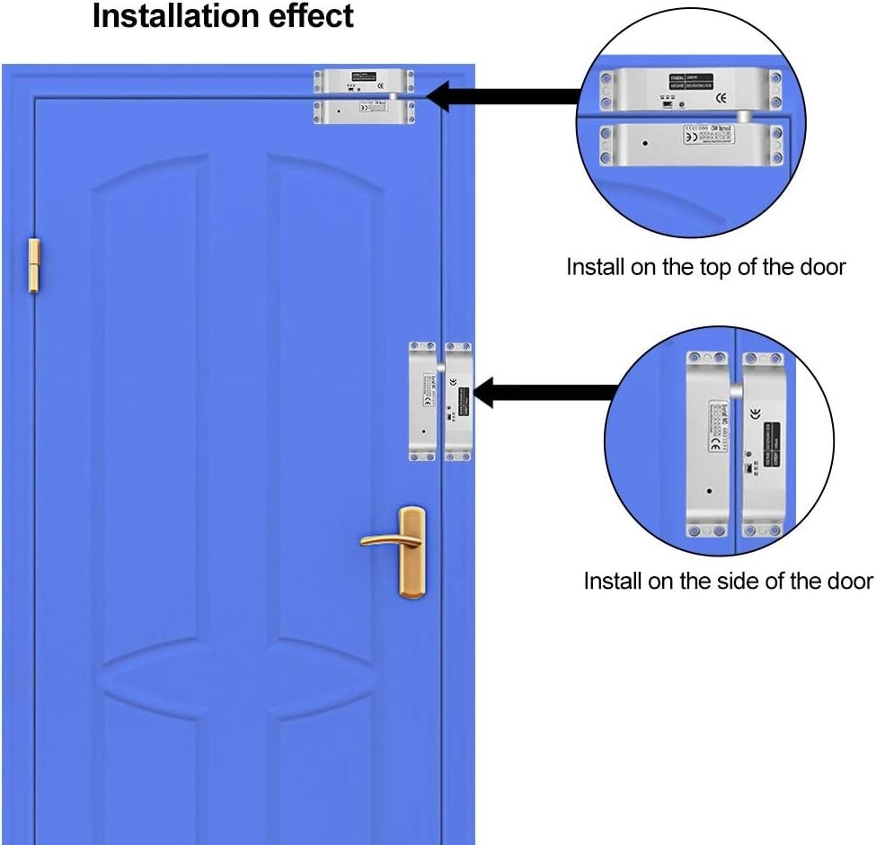 Electronic Drop Bolt Lock with Time Delay - Reliable DC 12V Fail Safe Security