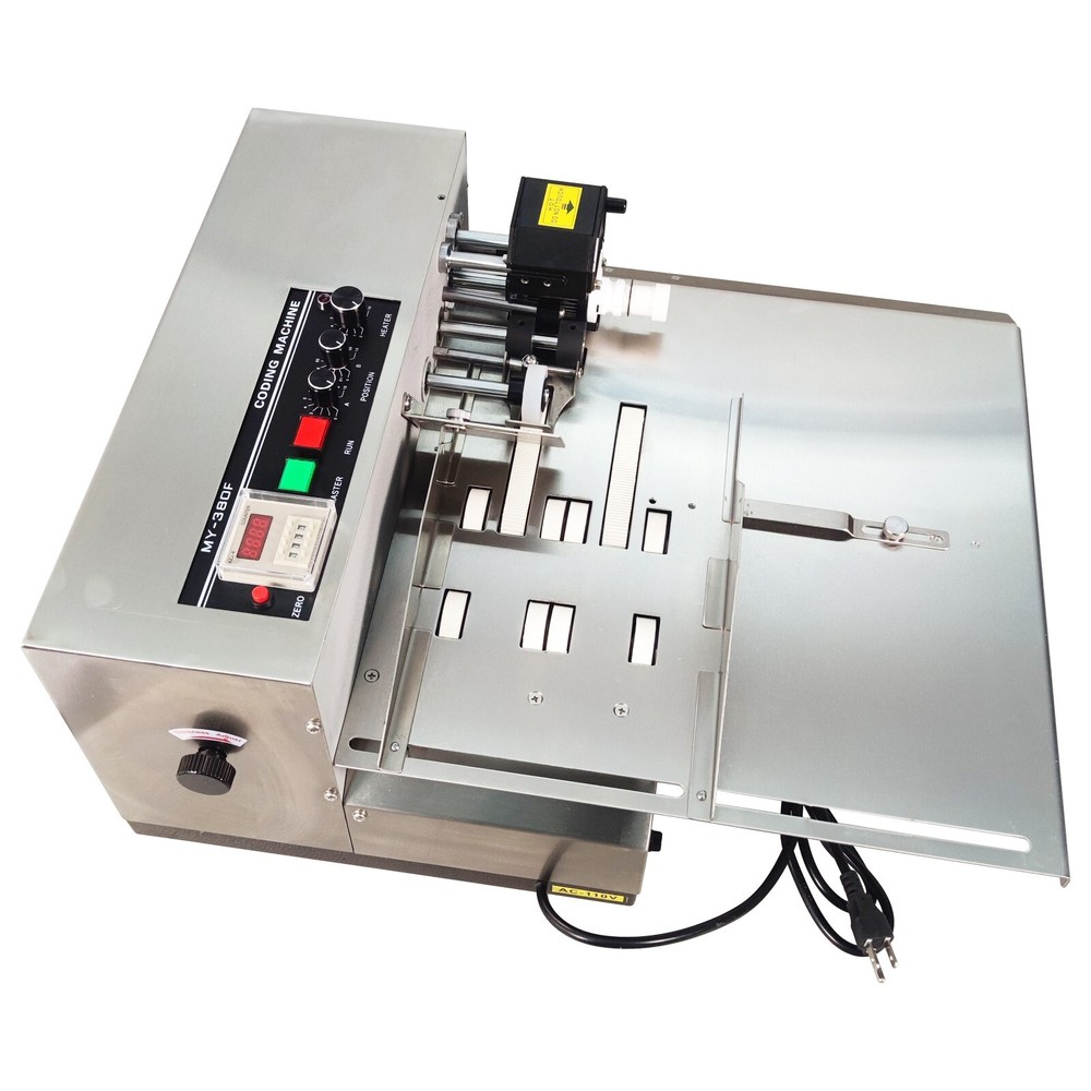 110V Continuous Date Coding Machine Ink Wheel Coding Machine for Package Printi