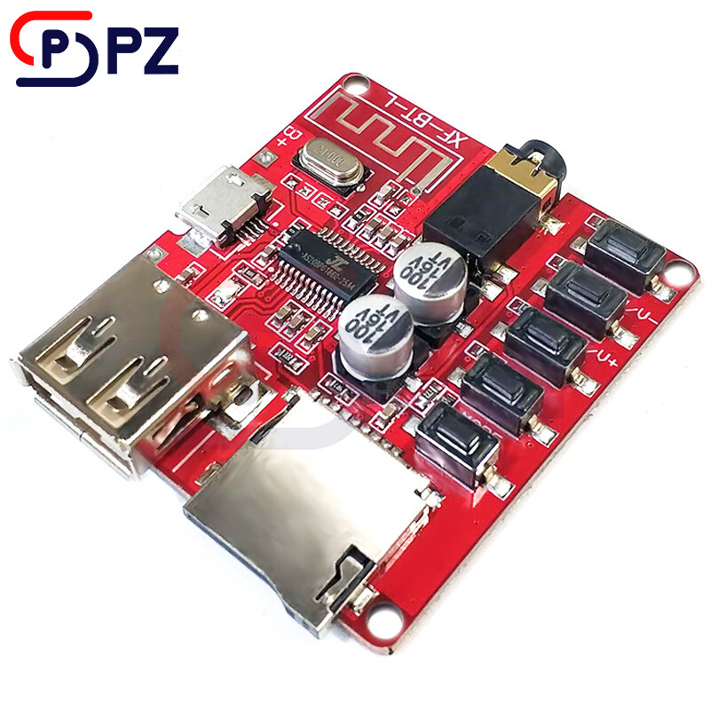 3.7-5V Bluetooth 4.1 Audio Decoder MP3 Player Board Micro USB TF SD Card Module