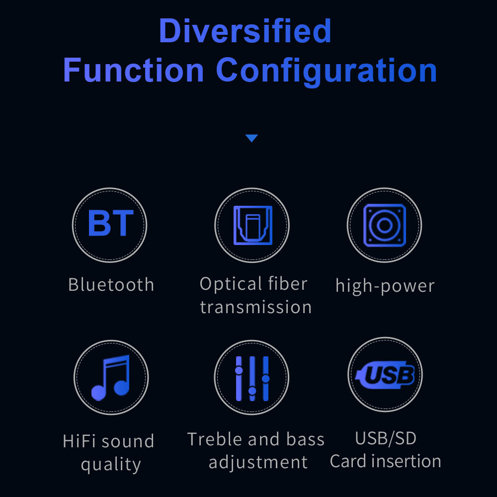 ‌Compact 4CH Amplifier: 240W Total, Multi-Input & 20Hz-20KHz‌