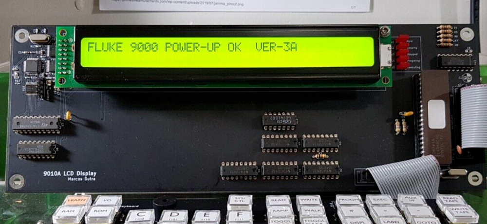 PCB kit to assembly a Fluke 9010a with LCD Display