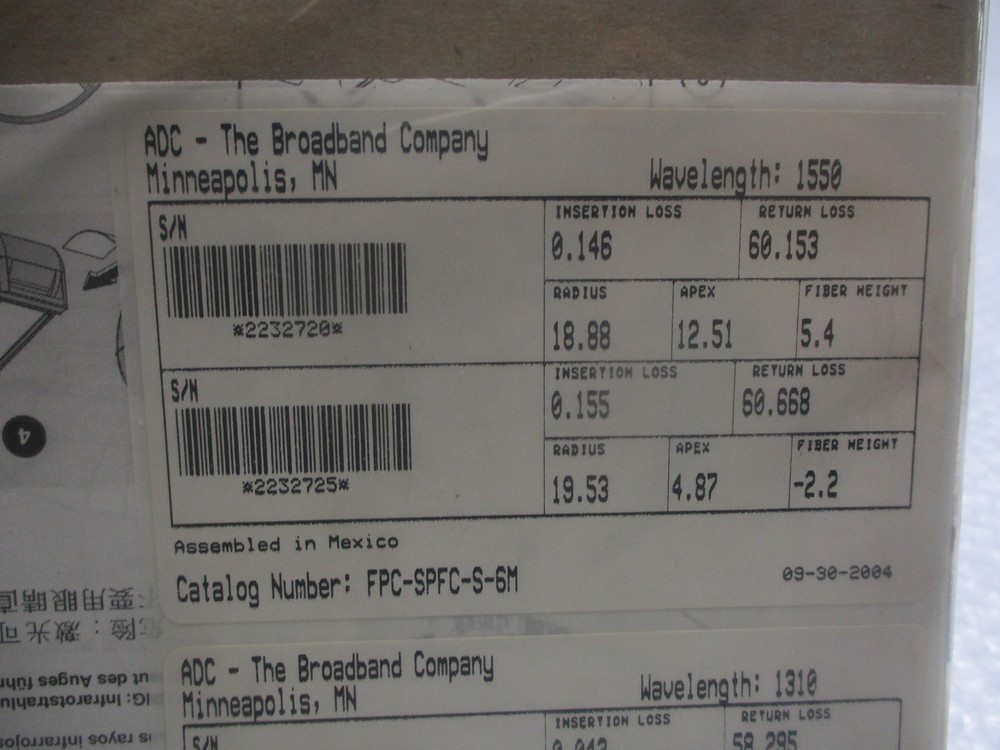 ADC FPC-SPFC-S-6M CABLE NSMP