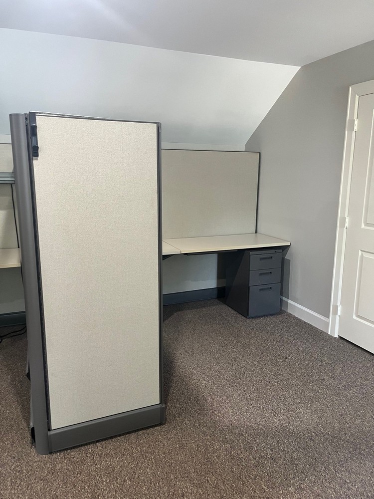 Three Office cubicals