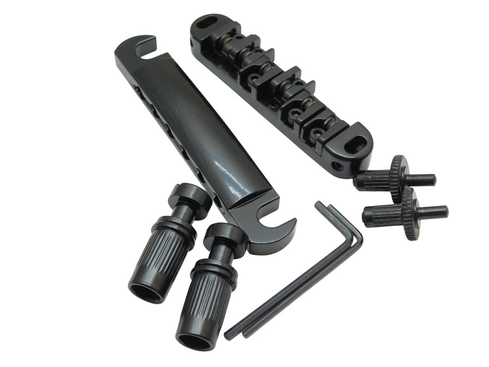 Black Roller Saddle TOM Bridge with Stop Tail SMALL POST