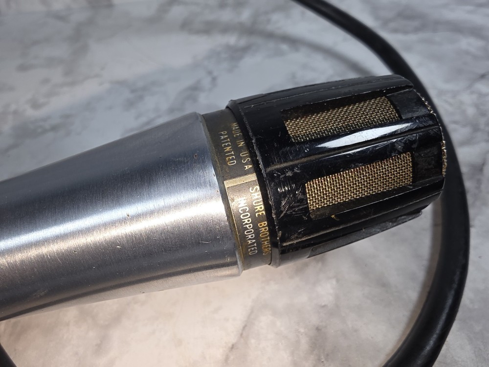 Vintage Shure Model 5155B Unidyne Microphone. As-is Untested