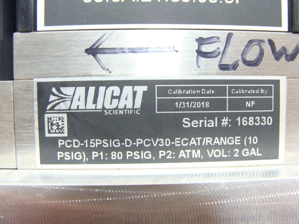 Alicat PCD Dual Valve Differential Pressure Controller PCD-15PSIG-D-PCV30-ECAT
