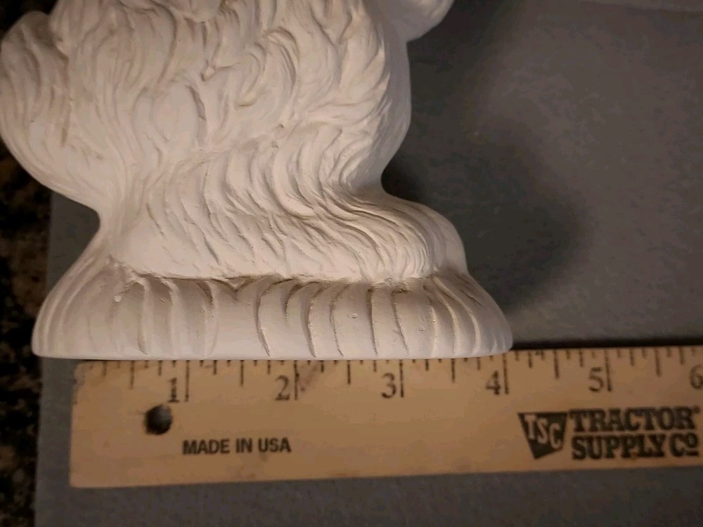 Ceramic Bisque~ Ready to Paint ~Chocolate Bunny 8" tall