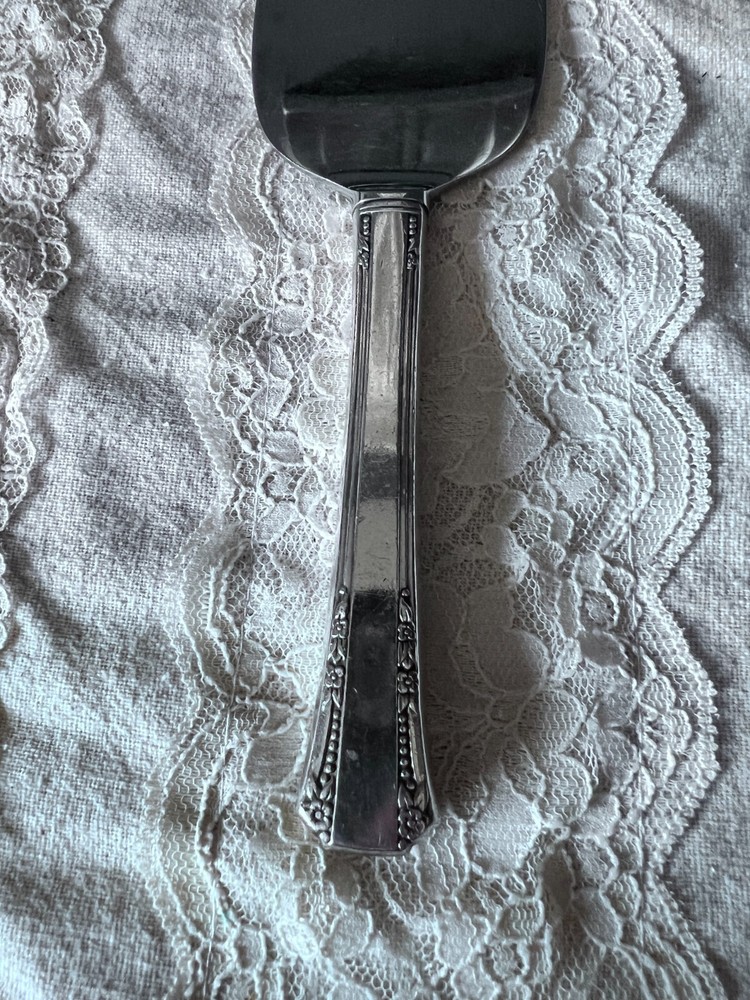 Cake server silver plated & stainless steel 10"