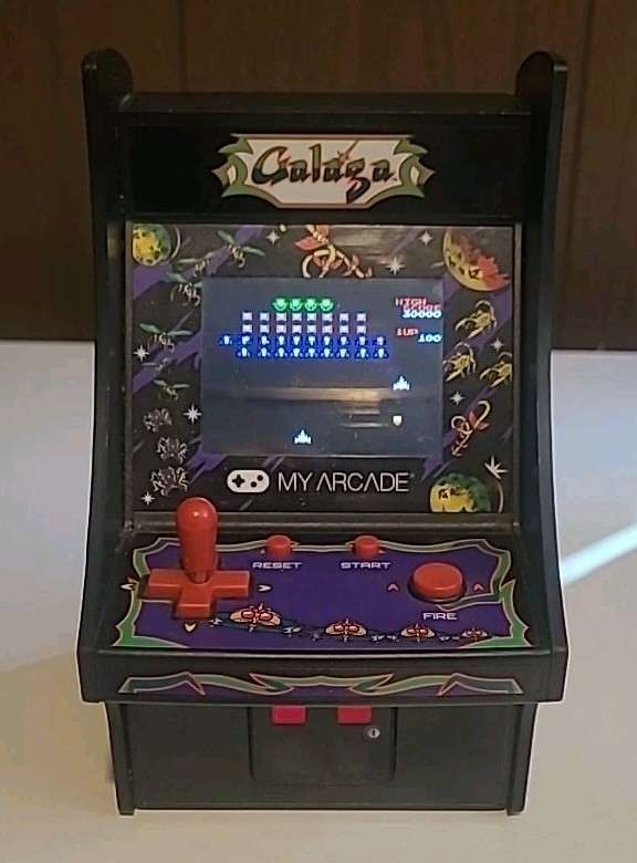 My Arcade Galaga Micro Player Handheld Retro Arcade Video Game TESTED