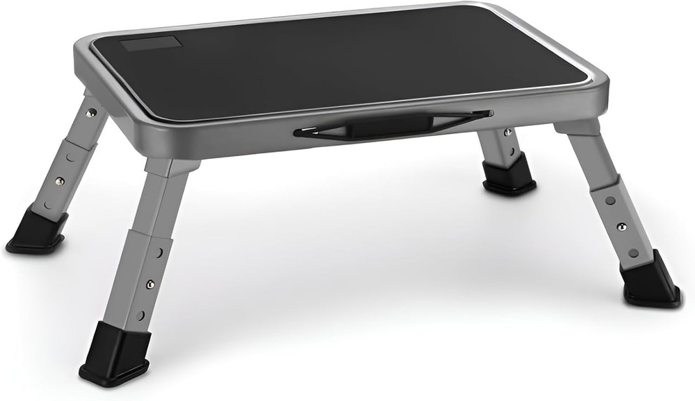 Foldable Step Stool with Non-Slip Platform - 330 Lbs Capacity, Portable Design