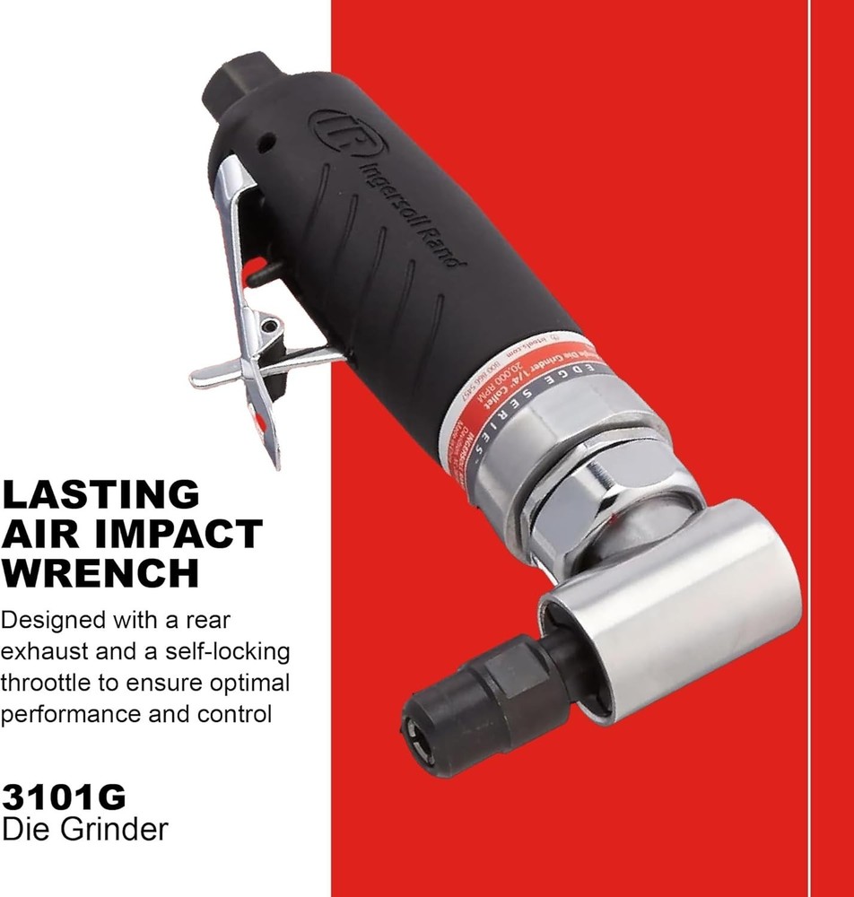 Compact 1/4-Inch Die Grinder with Rear Exhaust