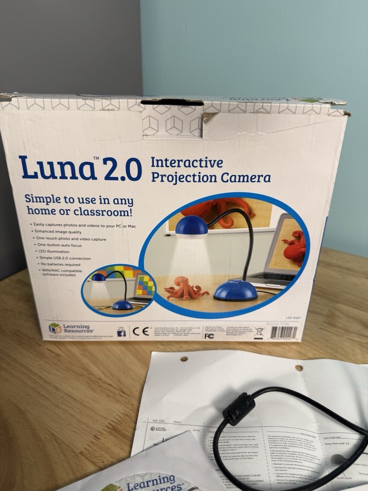 Learning Resources Luna 2.0 Interactive Easy to Use Digital Projection Camera
