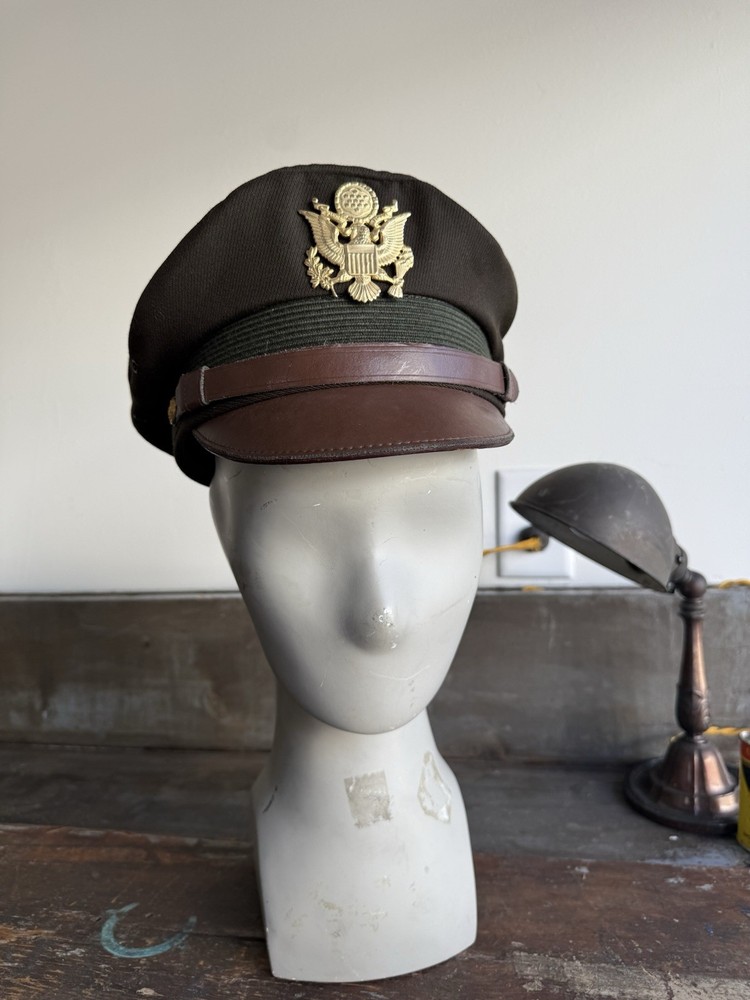 WWII Style Repro Crusher Cap Size 7 1/2 LARGE