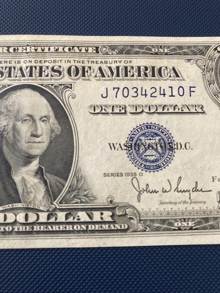 One Dollar 1935D Silver Certificate