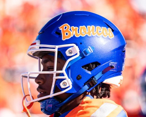 Boise State Football Helmet Decals - Script