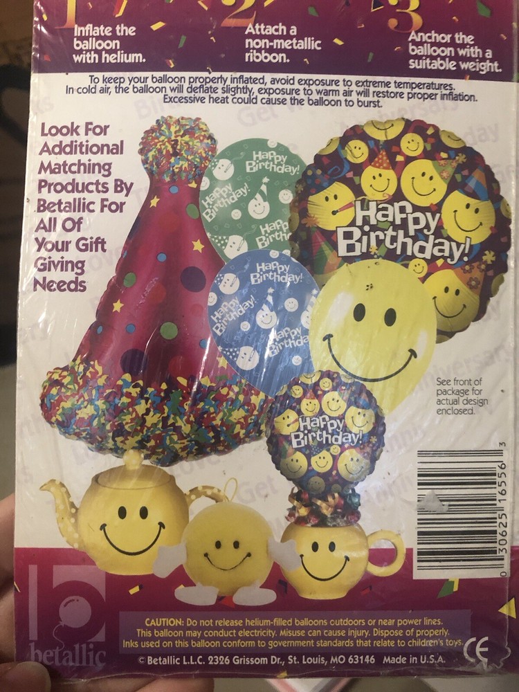 Birth Certificate Foil Balloon Party Supply