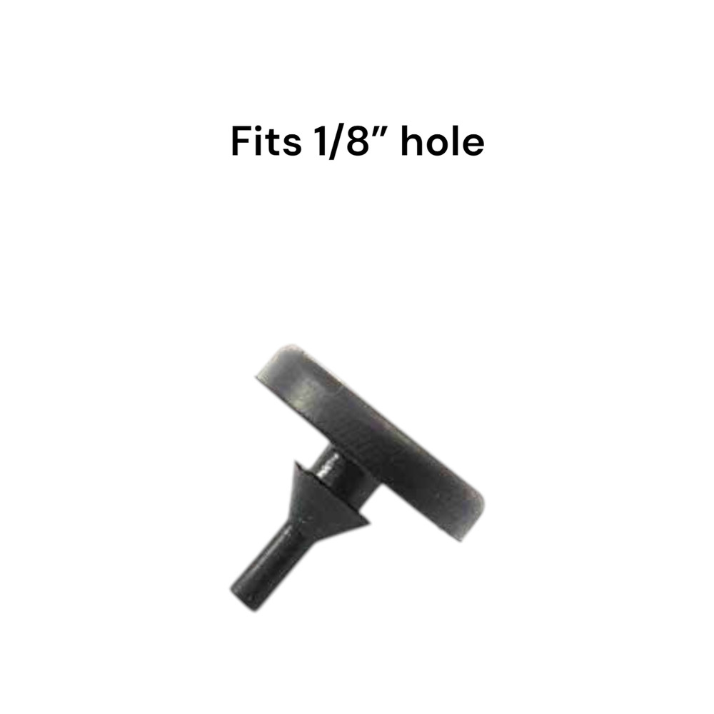 Rubber Pull-Through Bumper 7/8" Diameter for 1/8" Hole & 1/8" Panel - dangoodbuy