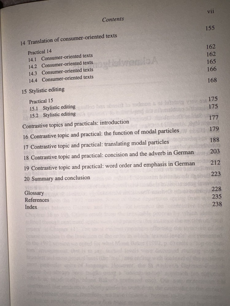 Thinking German Translation: A Course in Translation Method: A C