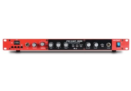 DJ TECH PREAMP 1800 1U Rackmount USB Player and Recorder