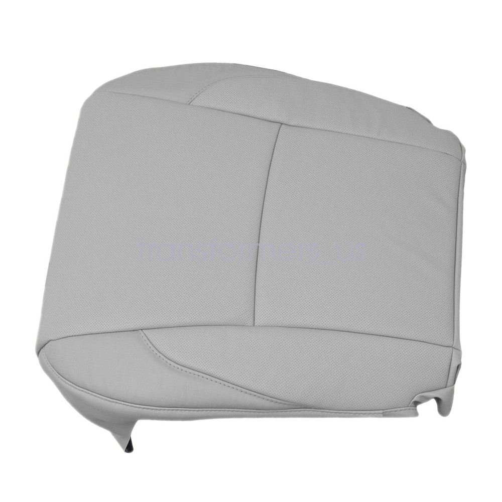 For 2007-2012 Lexus ES350 Passenger Bottom Perforated Leather Seat Cover Gray