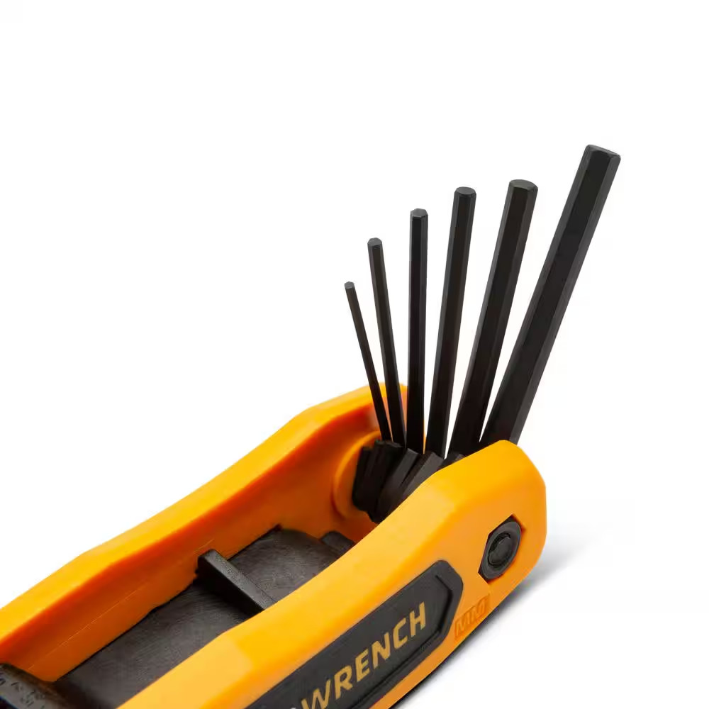 Metric Folding Hex Key Set (8-Piece)