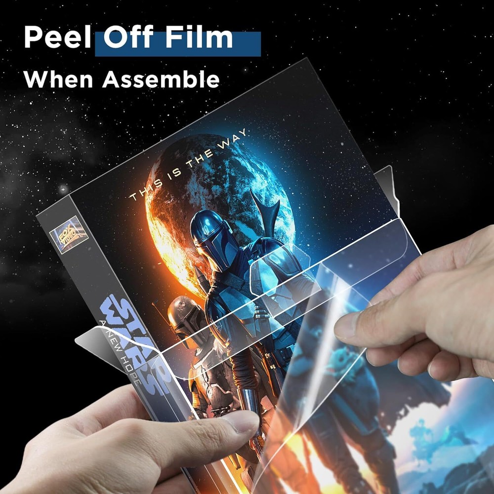 20x Box Protector Sleeves for Premium VHS Cassette Tape Protective Plastic Case