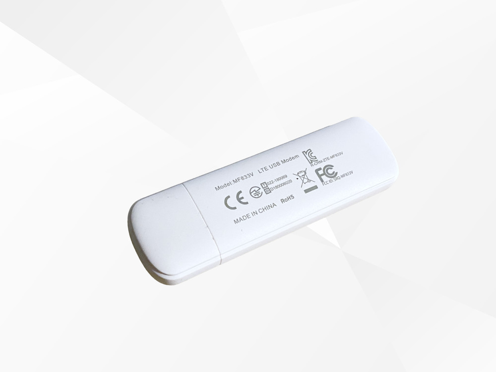 MF833V 4G USB Dongle 150Mbps USB modem white